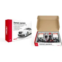 Amio HID Xenon H7 Verlichtingsset 8000K Ijsblauw - Ultra Helder Xenonlicht met Metalen Digitale AC Ballasten
