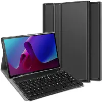 Cazy tablet Hoes met Toetsenbord geschikt voor Lenovo Tab P11 (2nd Gen) - QWERTY Bluetooth Keyboard Case - Zwart