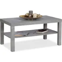 Relaxdays Salontafel, Salontafel (90 x 55 x 45 cm)