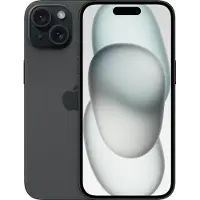 Apple iPhone 15, 15,5 cm (6,1 inch), 2556 x 1179 pixels, 256 GB, 48 MP, iOS 17, Zwart