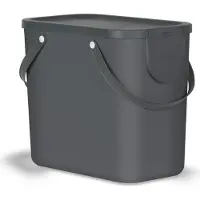 Rotho Albula afvalscheiders - BPA vrij - 25L - zwart