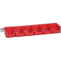 Allit 457060 opbergkratten-set ProfiPlus 2/7, rood
