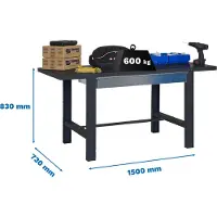 Simonwork (bancos De Trabajo) Bt6 Box Metaalplank 830x1500x730 Mm