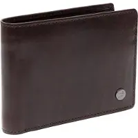 The Chesterfield Brand Leer portemonnee Umbria Wallet Brown donkerbruin