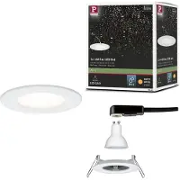 Paulmann Inbouwspot Led Nova Rond Wit Ip44 51mm Gu10 6,5w
