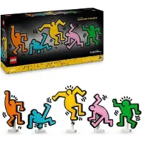 LEGO Art Keith Haring, "De Dansende Figuren", 31216, 1773 onderdelen, bouwset voor volwassenen, decoratie voor interieur