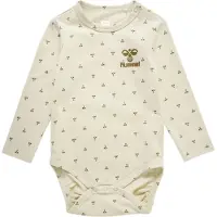 Hummel Rompertje/body 'Beesy' aubergine / lavendel