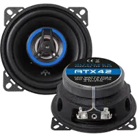 Autotek ATX42, 2-weg luidspreker, 120 Watt, 60 Watt, 4 ohm, frequentiebereik 75 - 22000 Hz, polypropyleen