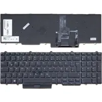 T-ProTek DUITSE - Toetsenbord zonder rand, met verlichting, compatibel met Dell Latitude E5560