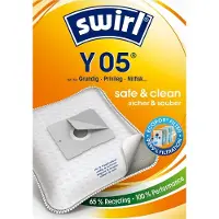 Swirl - Stofzuigerzak Y05-10 stofzakken + 2 filters + 2 deo - geschikt voor stofzuigers van AEG, Electrolux, Nilfisk en Zanussi