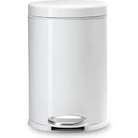 Simplehuman Roundstep 4,5 Liter Wit