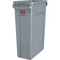 Rubbermaid Slim Jim afvalbak, 87 liter, grijs
