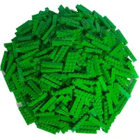 LEGO 1x6 bouwsteen, hoge steen, groen - 3009, nieuw! Aantal: 50x
