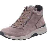 Gabor Rollingsoft Veterboots taupe Suede Maat 9,5