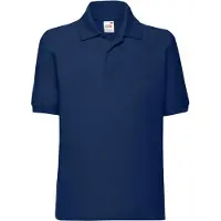 Fruit Of The Loom - "65/35" kinderpoloshirt FK2570 (maat 128) (marineblauw)