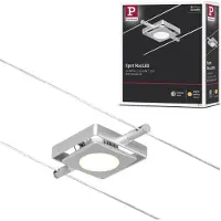 Paulmann 12V-kabelsysteem lamp 4.5 W LED Chroom (mat), Chroom