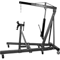 AWTOOLS Werkplaatskraan, 2 ton + Montagekar, 900 kg