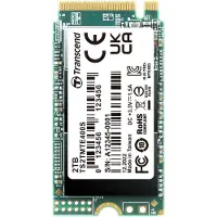 Transcend MTS400S 2 TB PCIe M.2 SSD harde schijf PCIe NVMe 3.0 x4 Retail TS2TMTE400S