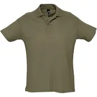 Sols Heren Zomer II Pique Poloshirt met korte mouwen (Leger)