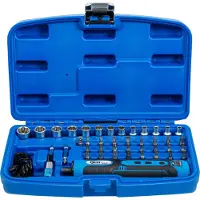 Bgs Voertuig gereedschap, Batterijschroevendraaier incl. bit- en doppenset 41 stuks.