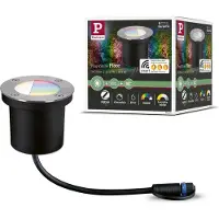 Paulmann Boden Einbauleuchte 94274 Verlichtingssysteem Plug&Shine ZigBee LED 3.6 W Warmwit Zilver