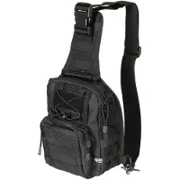 MFH One strap rugzak / sling bag EDC Molle 7L, zwart