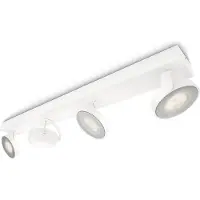 Philips Led plafondspot Clockwork 4-lichts 2700K wit