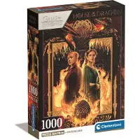 Clementoni - Puzzel - 1000 Stukjes - House of the Dragon - Puzzel Voor Volwassenen