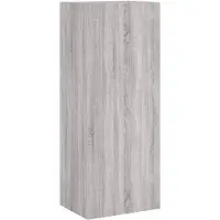 vidaXL Tv-wandmeubel 40,5x30x102 cm bewerkt hout grijs sonoma