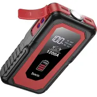 Hoco powerbank 10000 mAh met autostartfunctie, 2,4A, 18W, QS3, zwart