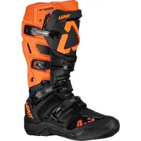 Leatt 4.5 Zwart Oranje Crosslaarzen Maat 47