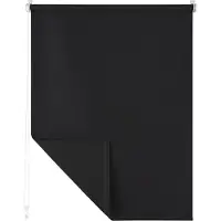 Blumtal Verduisteringsrolgordijn - Zonder Boren - Klemgordijn - 85 x 155 cm, zwart