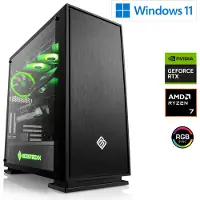 CSL-Computer Gaming PC M11920H met AMD Ryzen 7 9800X3D processor, SSD en Nvidia grafische kaart - Compleet systeem - AMD R7