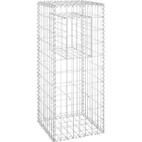 vidaXL Schanskorf paal 40x40x100 cm ijzer