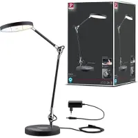 Paulmann LED-bureaulamp Numis QI White Switch 1000lm 11W Zwart