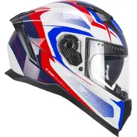 Cgm Volledige helm 311G BLAST SPORT, wit, blauw, rood, maat XS