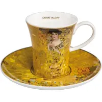 Goebel Espressokopje Adele Bloch boer van gustav klimt, goudkleurig