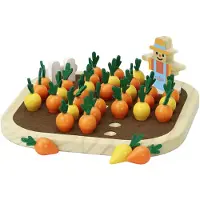 Vilac houten solitaire spel worteltuin - educatief bordspel voor kinderen.