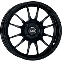 Mak Litá velg, XLR, 7x17 inch, 4x108 steek, ET 25, glanzend zwart