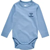 Hummel Rompertje/body 'Mino' lavendel / wit