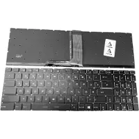 T-ProTek Duits toetsenbord met achtergrondverlichting, compatibel met de MSI GF72VR 7RF (MS-179B) serie