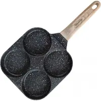 Klausberg 7821 - Pan voor Eieren - burgers - pannenkoeken - zwart - Anti-aanbakpan