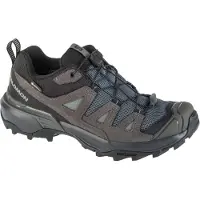 Salomon - Women's X Ultra 360 Leather GORE-TEX - Multisportschoenen 42, zwart/grijs
