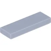 LEGO 1x3 tegels 63864 - 50 stuks, lichtblauwgrijs