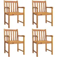 vidaXL Tuinstoelen 4 st 56x55,5x90 cm massief acaciahout
