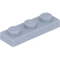 LEGO bouwplaten 1x3 lichtgrijs - 3623, NIEUW! Aantal: 500x