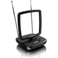 Philips Akcija! digit??l?? TV universe (28 dB, DVB-T / -T2), SAT Spiegels + SAT Antennes, Zwart