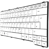 T-ProTek DUITS - Wit toetsenbord, compatibel met Fujitsu Siemens Amilo M9415, X9510
