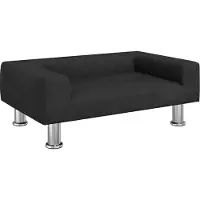 Syfax Hondenmand 70x45x26,5 cm fluweel zwart
