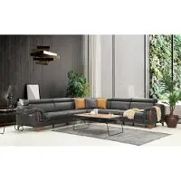 AEA Hoekbank, modern design, bank voor de woonkamer, gestoffeerd met textiel, meubel